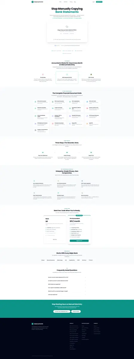Bank Statement Converter Screenshot